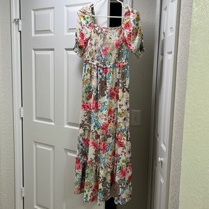 Betsey Johnson Garden Dreams Midi Dress